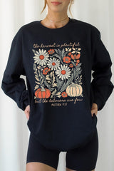 UL240-E3173 Faith Harvest Graphic Long Sleeve Tee $13.75