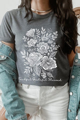 US3001-E3155 Neutral Thanksgiving Graphic Tee $12.5