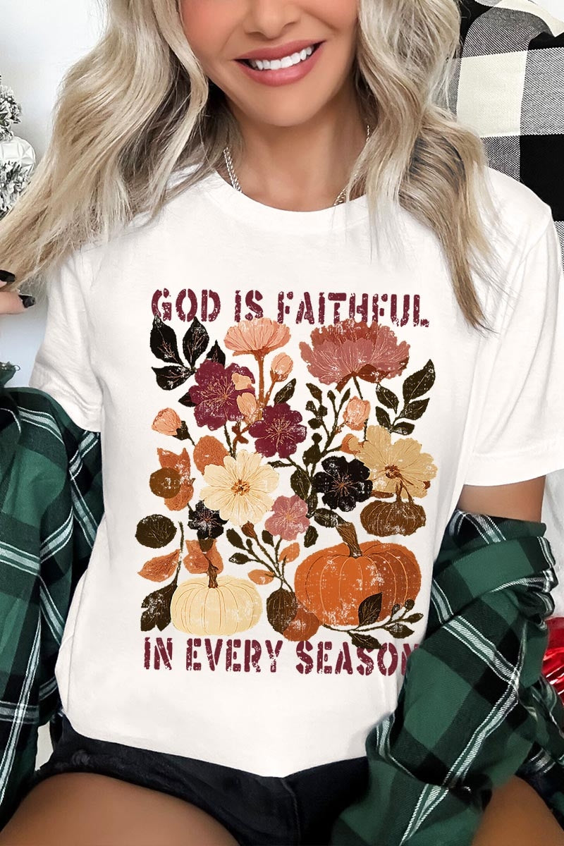 US3001P-E3171 Faithful In Every Season Graphic Plus Tee $16