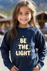 UL180B-E3202Z Be the Light Christmas Kids Graphic Sweatshirt $20