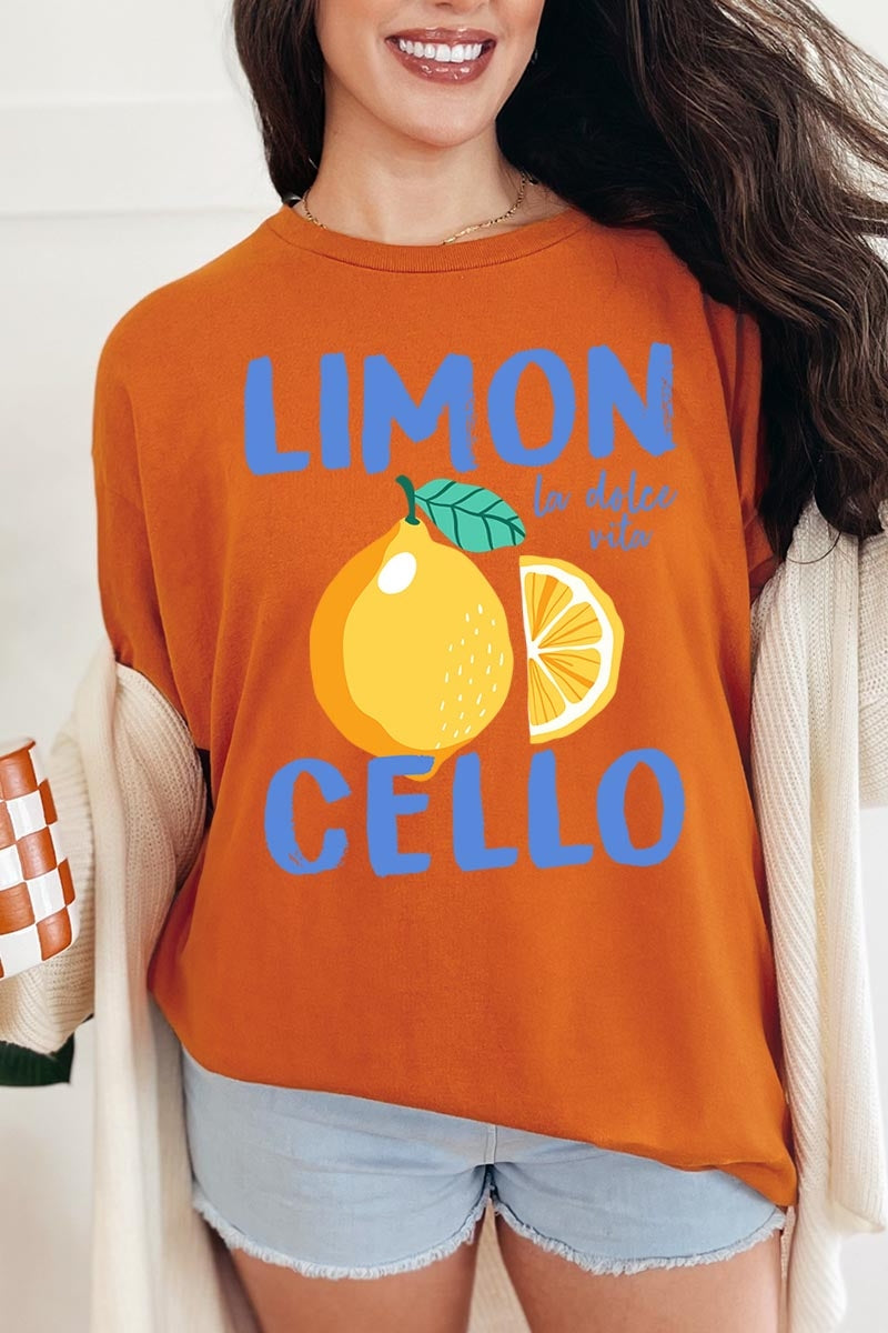 5000P-E3056 Limoncello Graphic Plus Heavy Cotton Tee $12.75