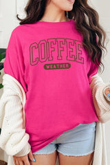 5000P-E3207 Coffee Weather Graphic Plus Heavy Cotton Tee $12.75