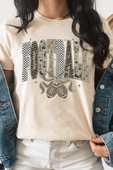 US3001-E3132 Camo Football Graphic Tee $12.5