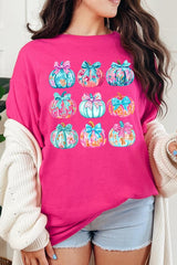 5000-E3137 Coquette Pumpkin Graphic Heavy Cotton Tee $9