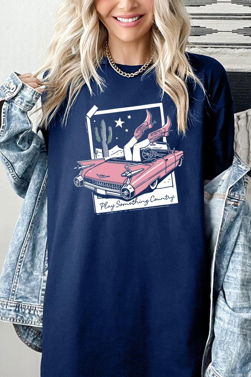 5000P-E3098 Play Something Country Plus Heavy Cotton Tee $12.75