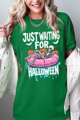 5000-E3138 Just Waiting For Halloween Heavy Cotton Tee $9