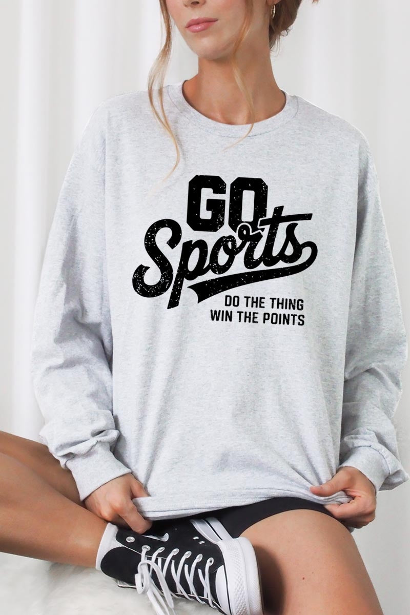 UL240P-E3103 Go Sports Graphic Plus Long Sleeve Tee $17