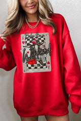 UL180P-E3099 Retro Wildcard Graphic Plus Sweatshirt $25