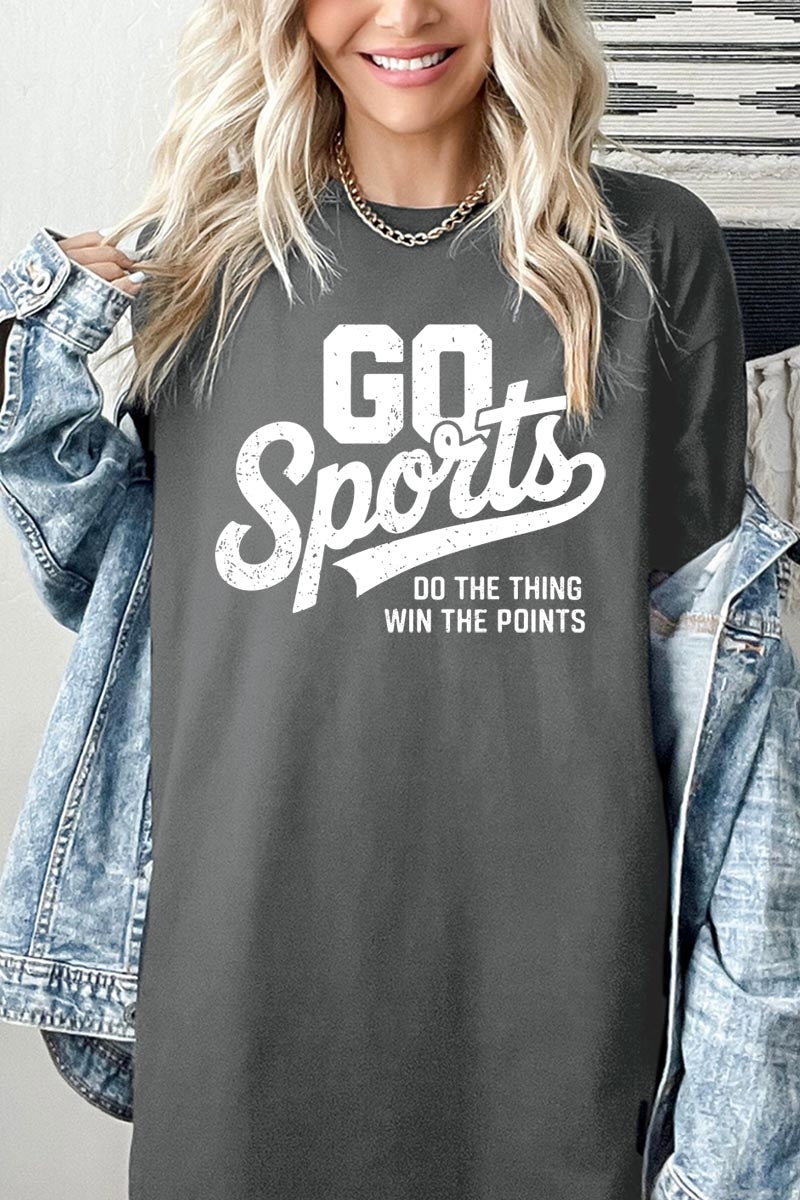 5000-E3103 Go Sports Graphic Heavy Cotton Tee $9