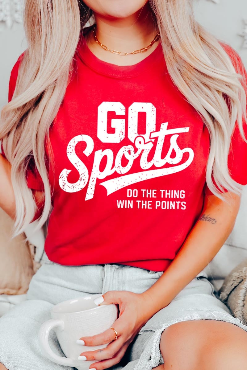 US3001-E3103 Go Sports Graphic Tee $12.5