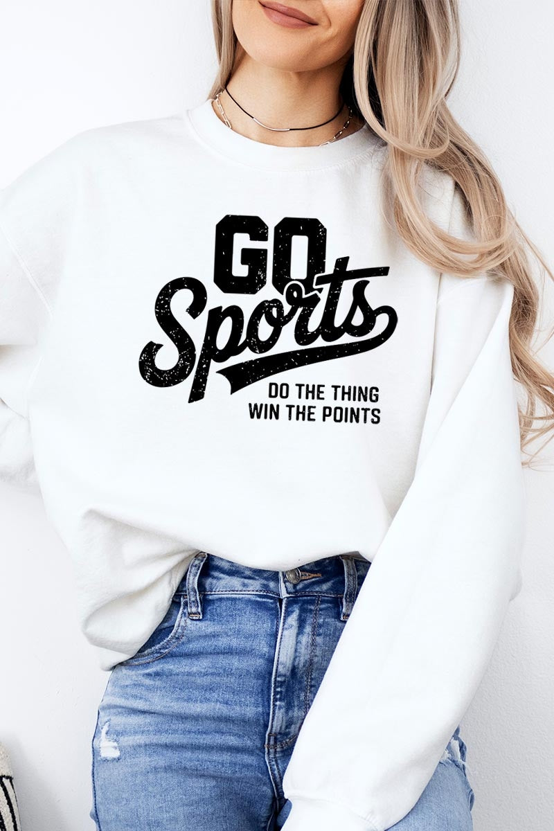 UL180-E3103 Go Sports Graphic Sweatshirt $20