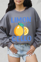 UL180P-E3056 Limoncello Graphic Plus Sweatshirt $25