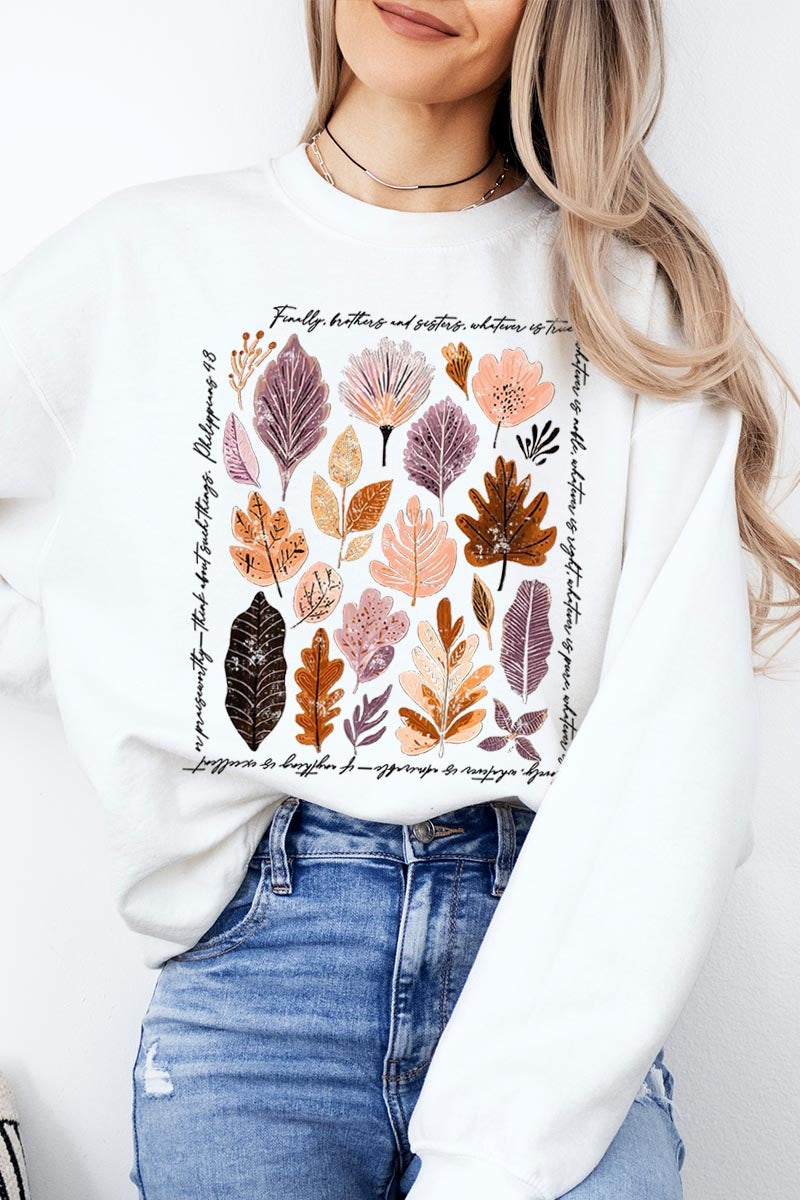 UL180-E3147 Christian Fall Graphic Sweatshirt $20