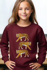 UL180B-E3104Z Retro Tigers Kids Graphic Sweatshirt $20