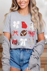 US3001-E3080 Georgia Football Graphic Tee $12.5