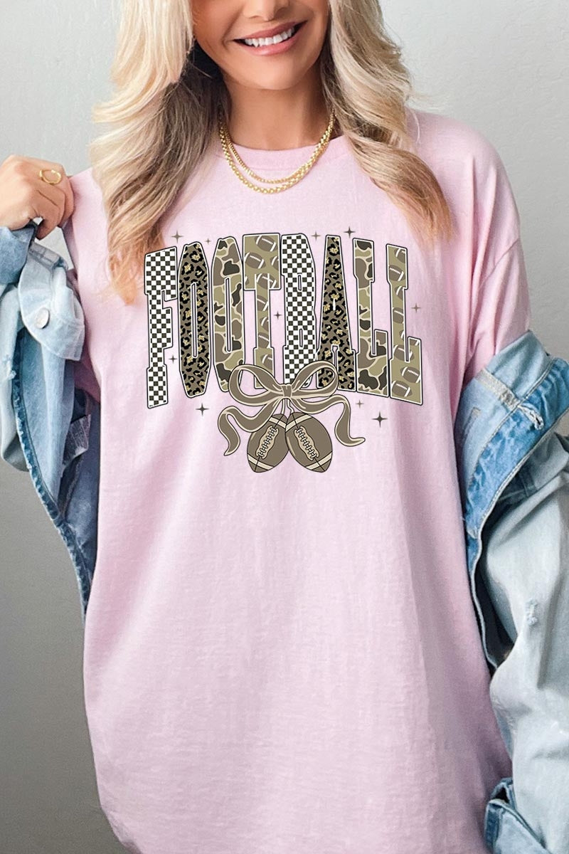 5000P-E3132 Camo Football Graphic Plus Heavy Cotton Tee $12.75