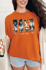 5000P-E3204 Savior Is Born Nativity Graphic Plus Heavy Cotton Tee $12.75