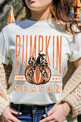 US3001-E3145 Pumpkin Season Graphic Tee $12.5