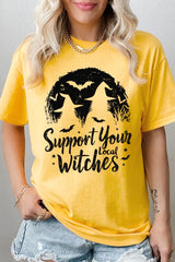 5000-E3161 Local Witches Halloween Graphic Heavy Cotton Tee $9