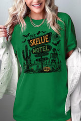 5000-E3108 Skellie Motel Halloween Graphic Heavy Cotton Tee $9