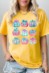 5000P-E3137 Coquette Pumpkin Graphic Plus Heavy Cotton Tee $12.75