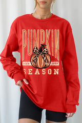 UL240P-E3145 Pumpkin Season Graphic Plus Long Sleeve Tee $17