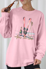 UL240-E3187 Apres Ski Club Graphic Long Sleeve Tee $13.75