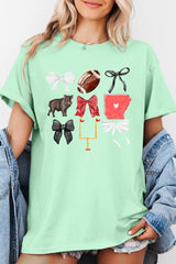 5000P-E3077 Arkansas Football Graphic Plus Heavy Cotton Tee $12.75