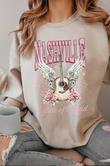 UL180-E3157 Nashville Rose Graphic Sweatshirt $20