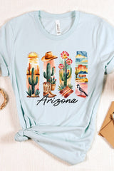 US3001-E3061AZ Arizona State Brushstroke Graphic Tee $12.5