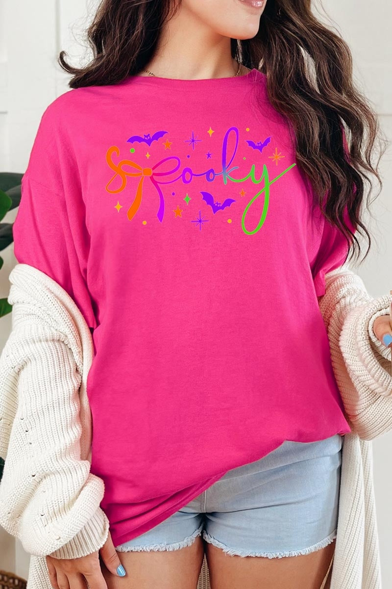 5000-E3109 Spooky Halloween Graphic Heavy Cotton Tee $9