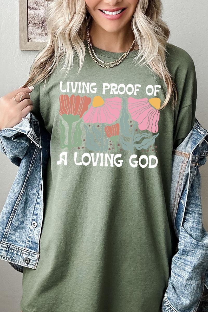 5000P-E3066 Living Proof of Graphic Plus Heavy Cotton Tee $12.75