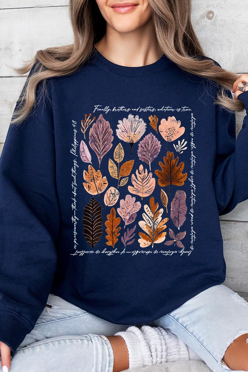 UL180-E3147 Christian Fall Graphic Sweatshirt $20
