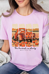 US3001-E3172 Harvest Is Plenty Graphic Tee $12.5