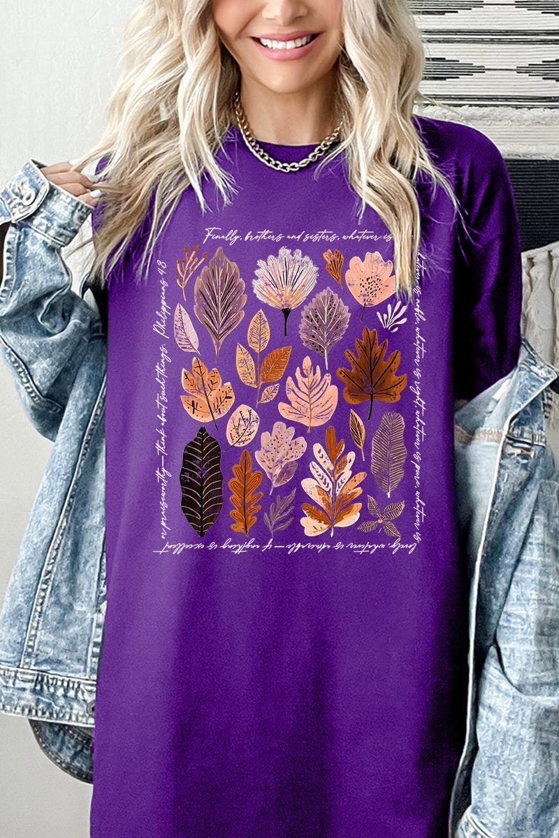 5000P-E3147 Christian Fall Graphic Plus Heavy Cotton Tee $12.75