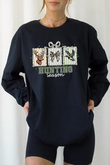 UL240P-E3192 Deer & Duck Hunting Season Graphic Plus Long Sleeve Tee $17