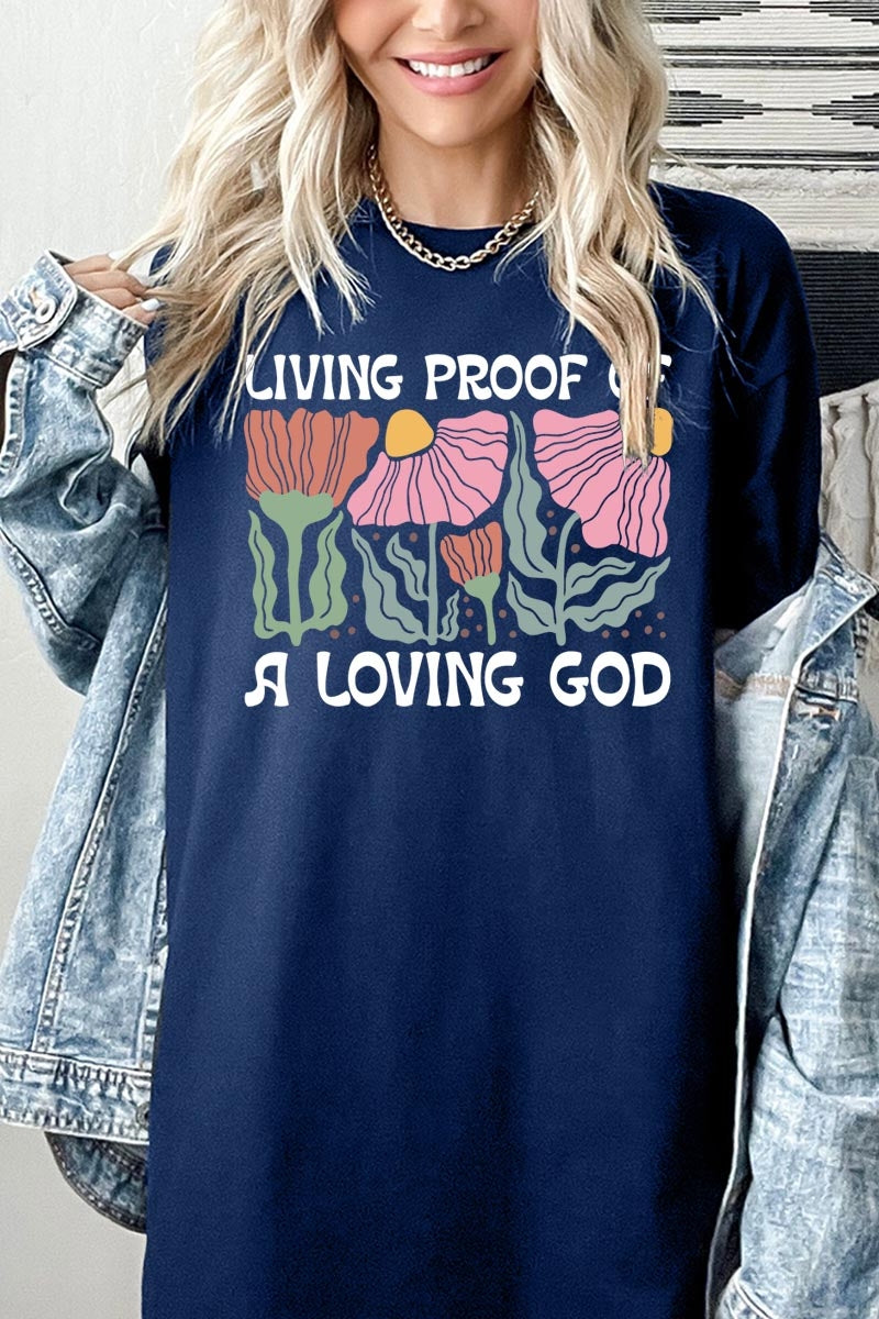 5000P-E3066 Living Proof of Graphic Plus Heavy Cotton Tee $12.75