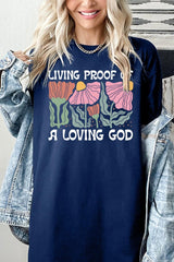 5000-E3066 Living Proof of a Loving Graphic Heavy Cotton Tee $9
