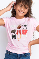 US3001Y-E3077Z Arkansas Football Kids Graphic Tee $11