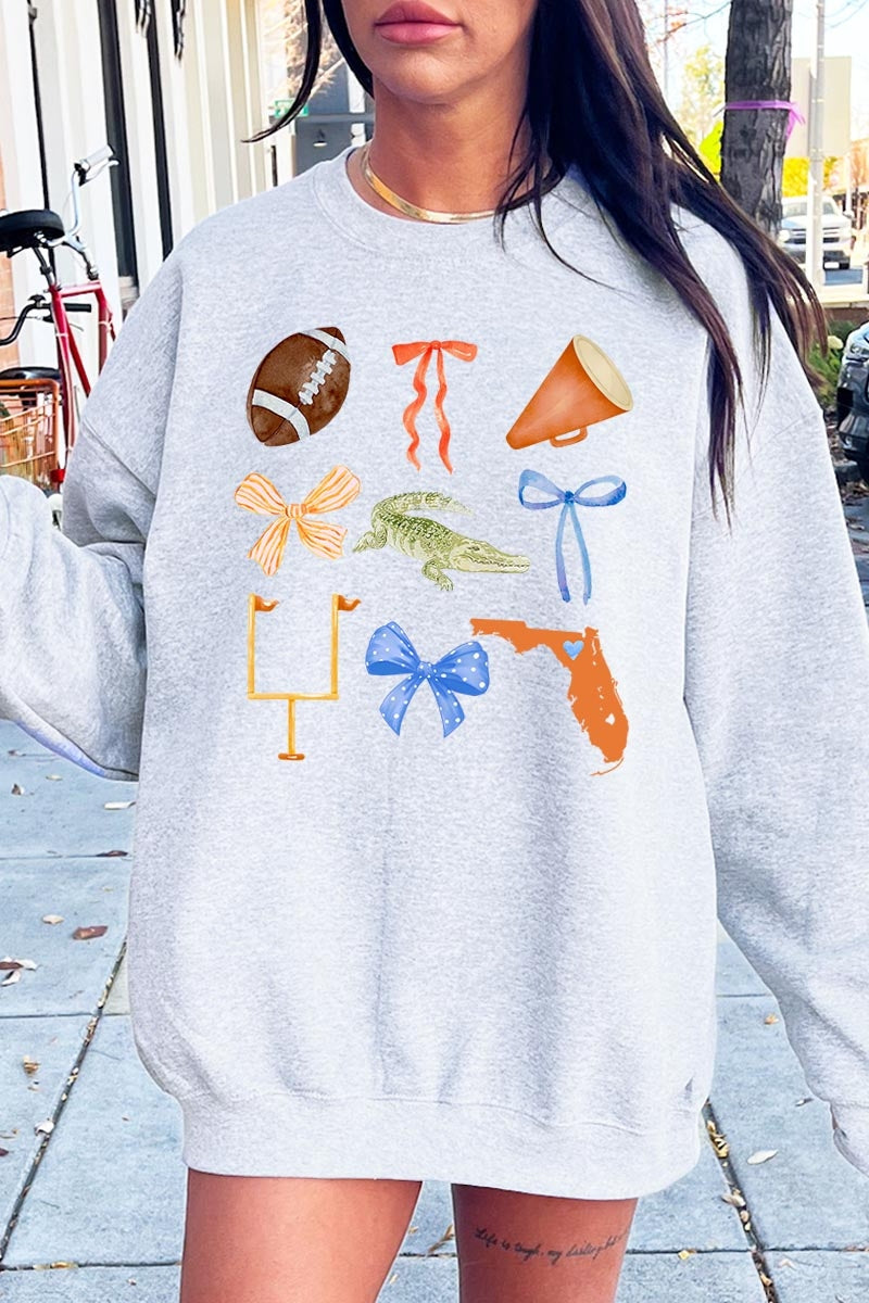 UL180-E3078 Florida Football Graphic Sweatshirt $20