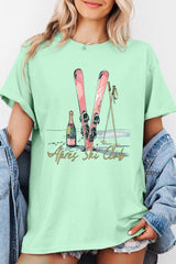5000-E3187 Apres Ski Club Graphic Heavy Cotton Tee $9