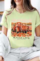 US3001-E3172 Harvest Is Plenty Graphic Tee $12.5
