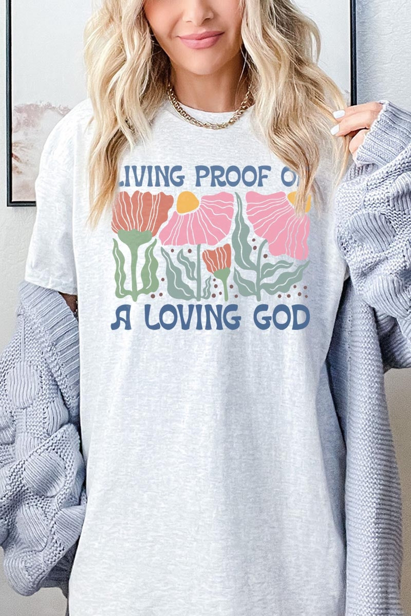 5000P-E3066 Living Proof of Graphic Plus Heavy Cotton Tee $12.75
