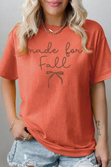 5000-E3151 Made For Fall Graphic Heavy Cotton Tee $9