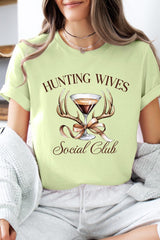 US3001P-E3191 Hunting Wives Social Club Graphic Plus Tee $16