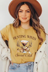 US3001-E3191 Hunting Wives Social Club Graphic Tee $12.5
