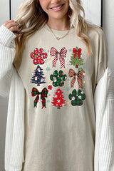 5000P-E3195 Christmas Bow Paw Graphic Plus Heavy Cotton Tee $12.75