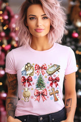 US3001-E3219 Nativity Scene Christmas Graphic Tee $12.5