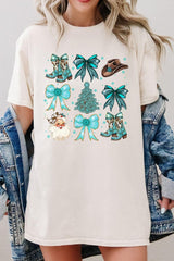 5000-E3180 Western Christmas Graphic Heavy Cotton Tee $9