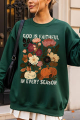 UL180P-E3171 Faithful In Every Season Graphic Plus Sweatshirt $25